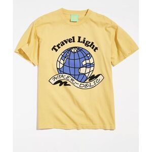 Hikerdelic Travel Light T Shirt‎ Size Small 100% Cotton Made In The USA